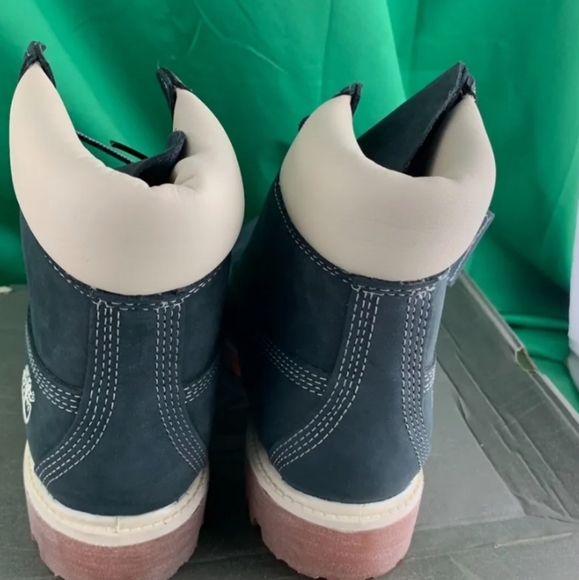 Timberland rare blue leather boots - Picture 2 of 10